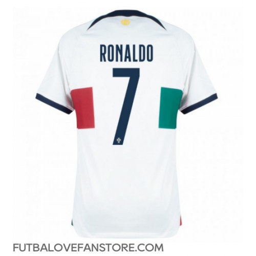 Portugalsko Cristiano Ronaldo #7 Vonkajší futbalový dres MS 2022 Krátky Rukáv